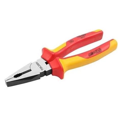 TOLSEN INSULATED COMBINATION PLIER 200mmPREMIUM GRADE