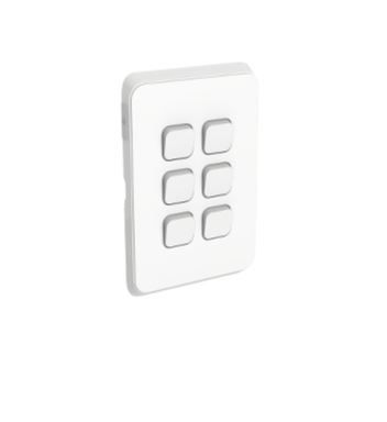 PDL Iconic Switch Plate Skin 6 Gang