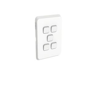 PDL Iconic Switch Plate Skin 5 Gang