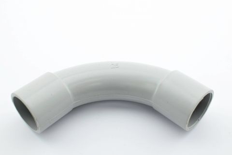 SOLID BEND FOR CONDUIT 25MM GREY