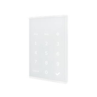 White Slimline Touch Interface securitykeypad for Infinity series EC Panels