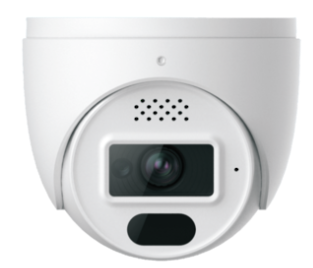 4MP AI Dome Camera, 2.8mm Fixed Lens (Built in speaker, 2-Way Talk, Blue&Red lig