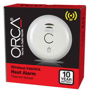 Orca® 10 Year Wireless Interlink Heat Alarm