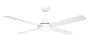 Brilliant White Tempo Plus 48" AC Ceiling Fan