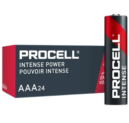 DURACELL PROCELL Intense AAA Alkaline Battery. Box of 24