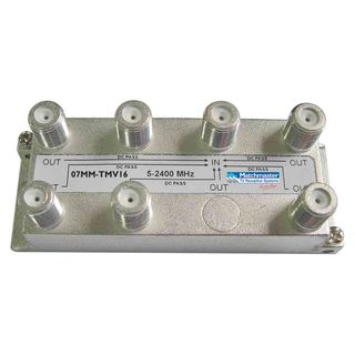 6 Way Splitter  ‘F’ Type Vertical