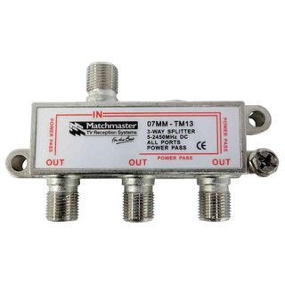 3 Way Splitter ‘F’ Type  Horizontal
