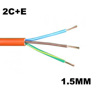 3X1.5MM HEAVY DUTY CIRCULAR CABLE ORANGEOD:10.6MM