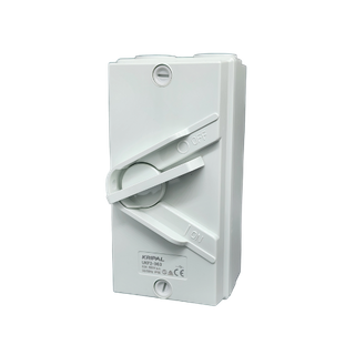 Weatherproof IP66 Isolator Switch 2P 35A