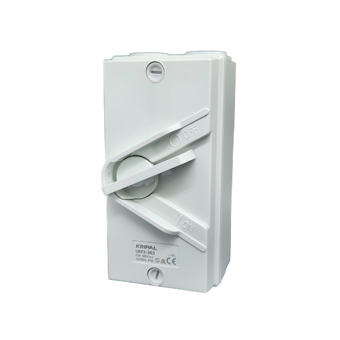 Weatherproof IP66 Isolator Switch 2P 35A