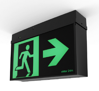 EKTOR MERCURY BASIC EMERGENCY EXIT WHITE