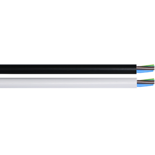 Flexible Cable 1MM 2C+E 250/440V BLACK