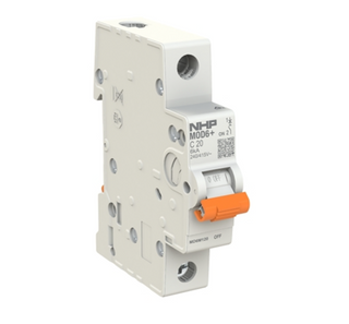NHP 25A MCB 6KA 1 Pole - C curve MOD6+