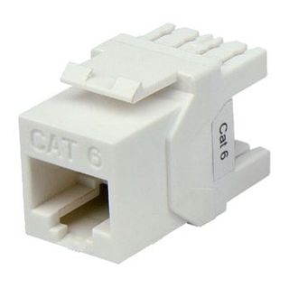 Cat6 Keystone RJ-45 Jack for 110 Plate