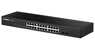 24 Port Gigabit Rack-Mount Unmanaged Switch 2 SFP Ports