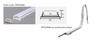 Aluminum profile  2meter 18*6mm