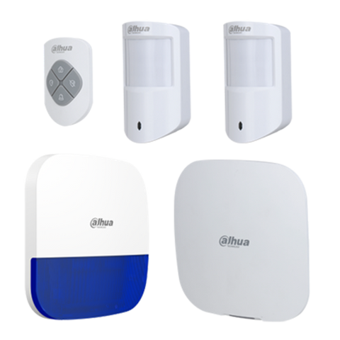 Dahua Wireless Alarm Kit 1x External 1x Hub 2x PIR 1 1x Keyfob