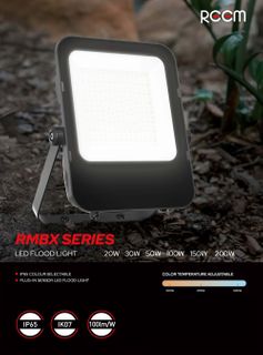 REEM FLOOD LED IP65 3CCT 200WATT 20000LM