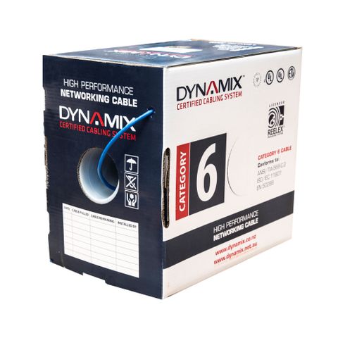 DYNAMIX 305m Cat6 Blue UTP 24AWG