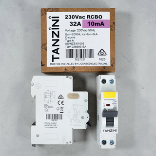 TANZINI RCBO 1P+N 32A 10mA