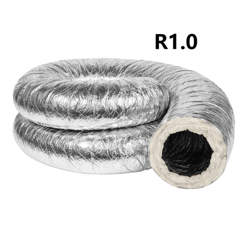 R1.0 INSULATED DUCTING 6METER 200MM