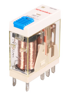 SHENLER RELAY DOUBLE POLE 5A LOCKABLE TEST BUTTON 24VDC