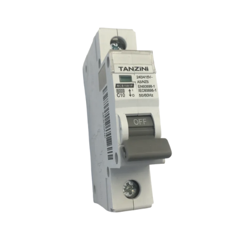 TANZINI CIRCUIT BREAKER 10A, 6KA, 1 POLE