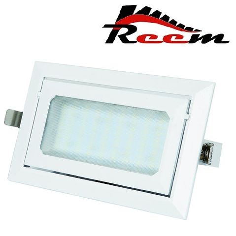 REEM LED Rectangular white Down light 28W