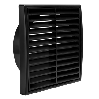 BLACK 150mm FIXED GRILLE