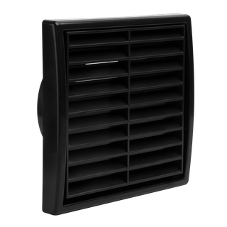 BLACK 100mm FIXED GRILLE