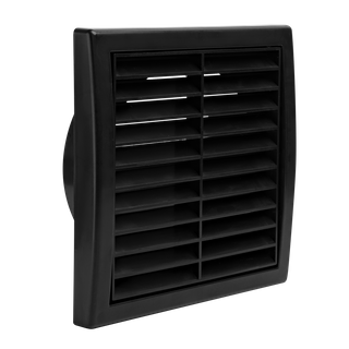 BLACK 125mm FIXED GRILLE