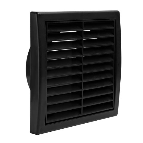 BLACK 125mm FIXED GRILLE