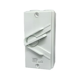 Weatherproof IP66 Isolating Switch- 1P 20A