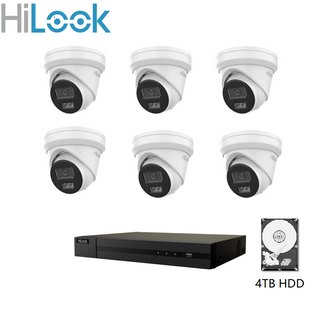HiLook 6x 6MP Camera 8Channel 4TB CCTV