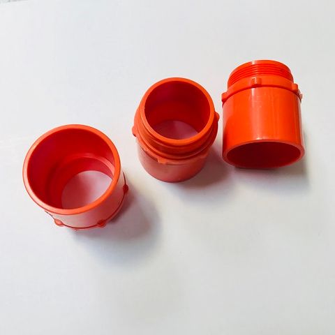 ADAPTOR FOR CONDUIT 40MM ORANGE