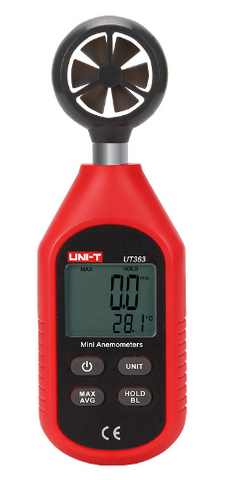 UNI-T Mini Anemometers 0-30m/s