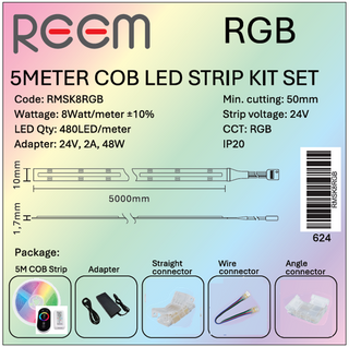 RGB Strip LED Kit 5Meter IP20