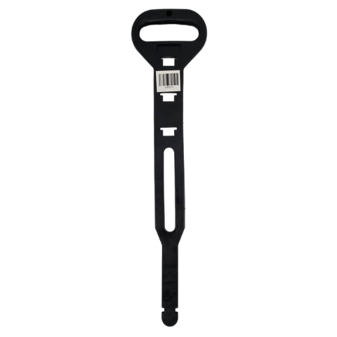 Holder for extension lead Black plastic