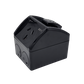 BLACK  15A  Single Socket  Weatherproof IP53 HEM