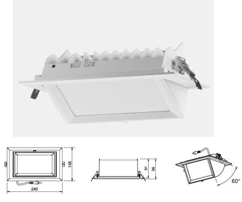 Rectangular 20W 3CCT D/L