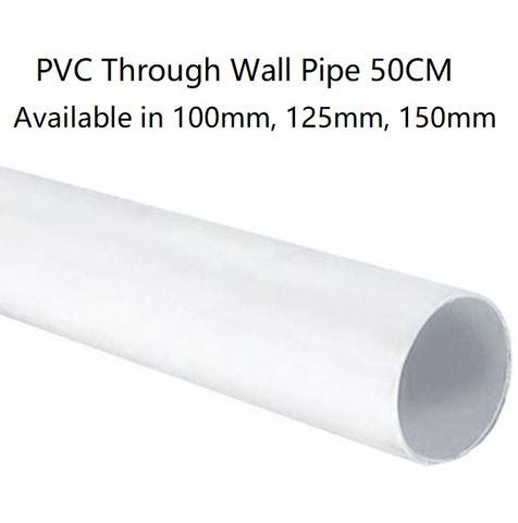 50CM PVC Through Wall Pipe Ventilation 100MM