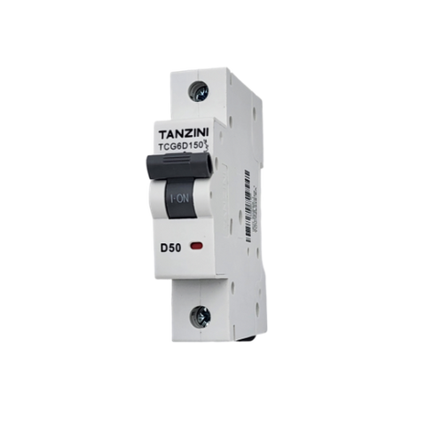 TANZINI MCB 1Pole 50A Type-D TCG Series