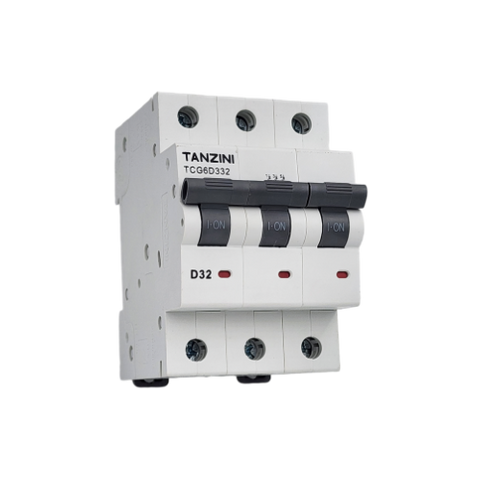 TANZINI MCB 3Pole 32A Type-D TCG Series