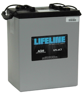 Lifeline 6V AGM Deep Cycle Battery