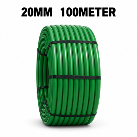 20mm Green Coiled Pipe 100Meter TelecomSDR11