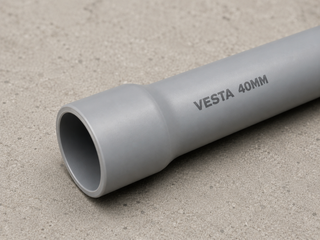 40MM UPVC CONDUIT MD 4M GREY