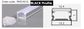 BLACK Aluminum profile  2meter 13.2*7mm