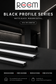 BLACK Aluminum profile  2meter 13.2*7mm