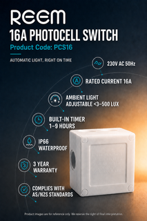 16A Photocell Switch IP66 REEM