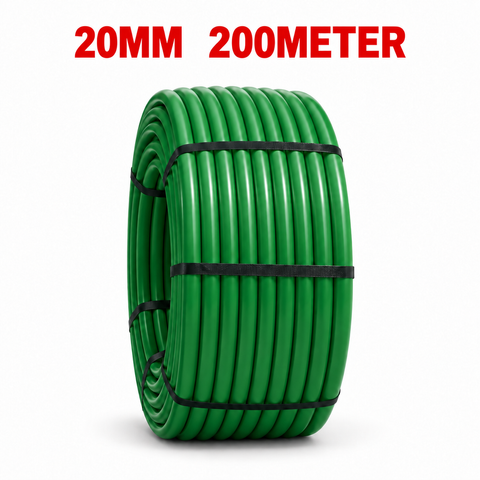 GREEN 20mm 200Meter Coiled HDPE Pipe SDR11